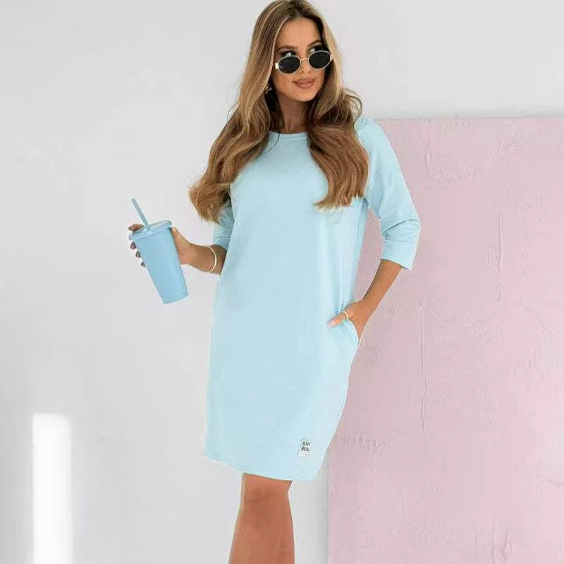 Everyday Casual Comfort Tee Dress